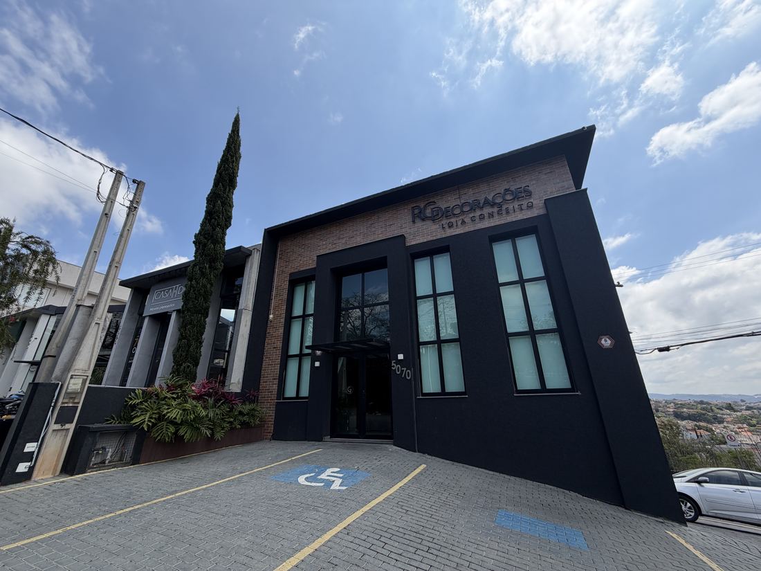 Fachada da RG Decorações em Atibaia